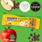Award-winning Apple & Raisin oat bar with cinnamon, vegan, high fibre, gut friendly, Great Taste & Farm Shop & Deli Awards